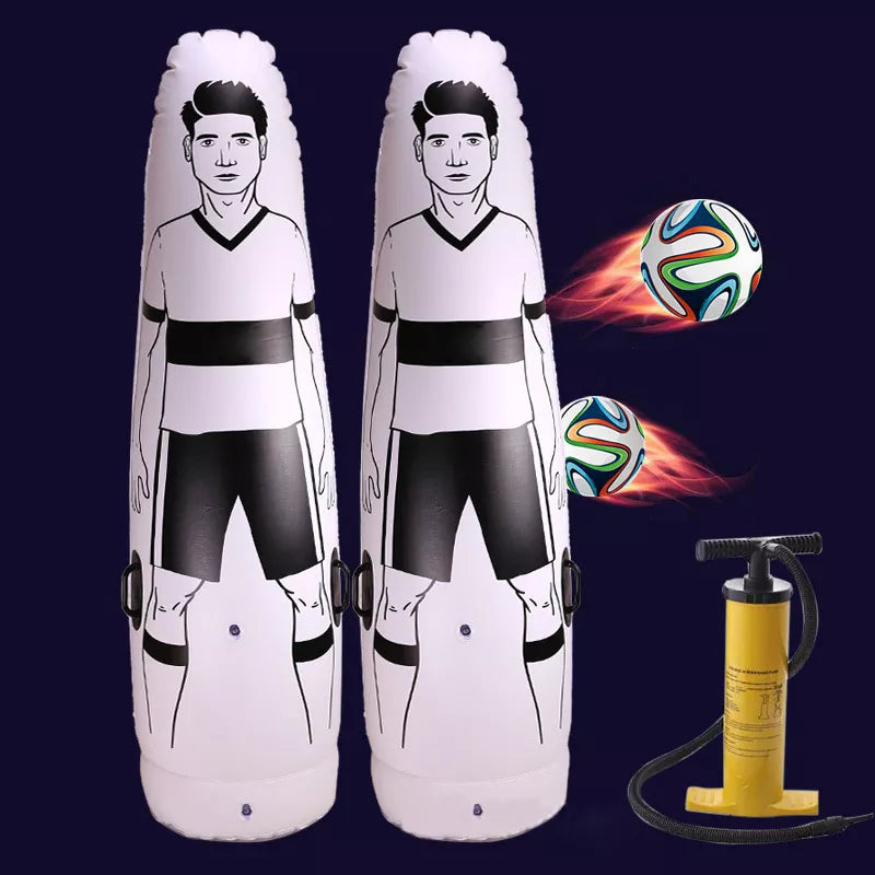 Air Soccer Training Dummy Tool Pvc Inflatable Tumbler Wall Sports