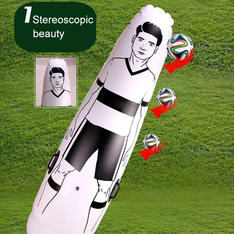 Air Soccer Training Dummy Tool Pvc Inflatable Tumbler Wall Sports