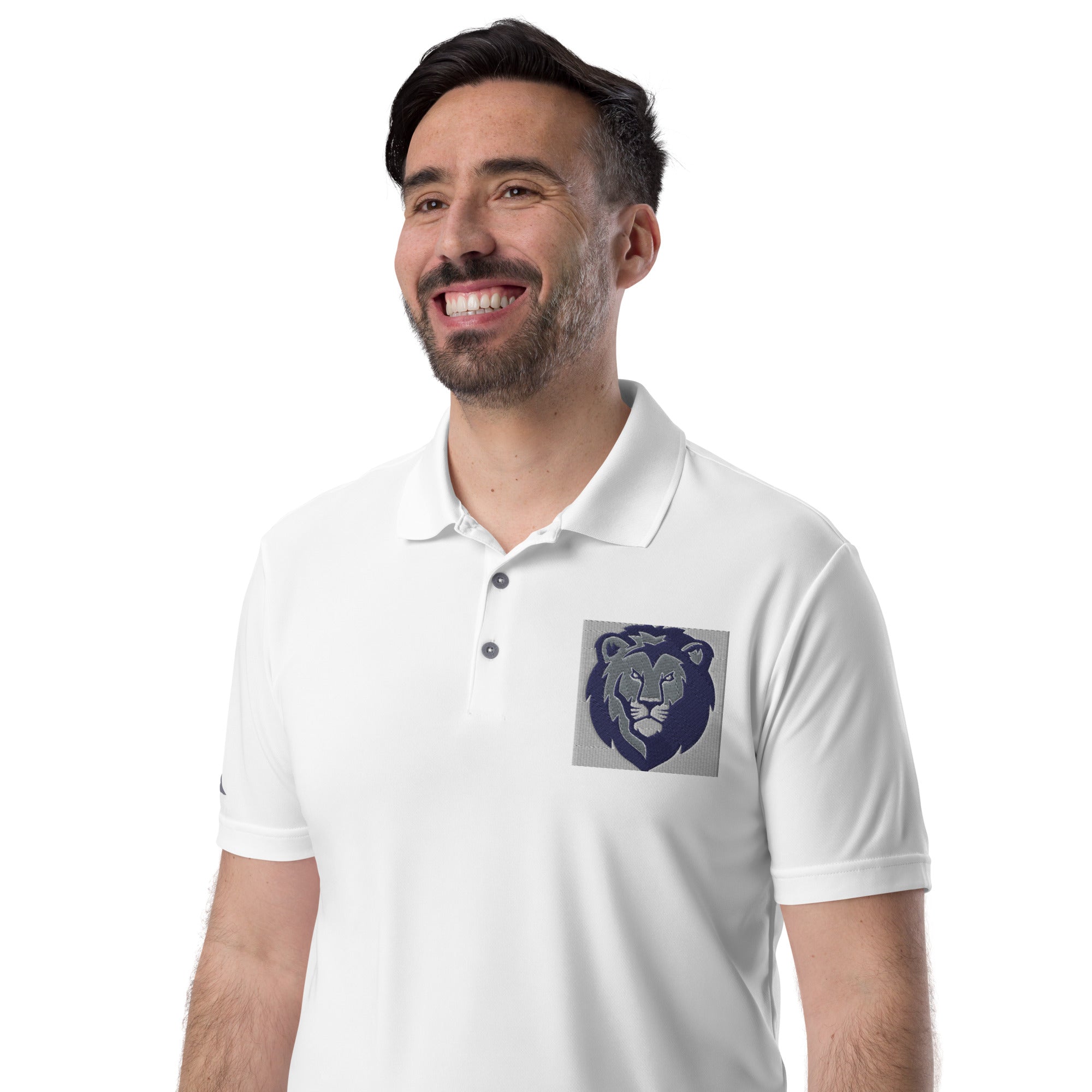 LionsLincoln Adidas Performance Polo Shirt – Moisture-Wicking, Lightweight Fabric, Stylish Design for Active Lifestyle, Ideal for Gym, Sports & Casual Outings