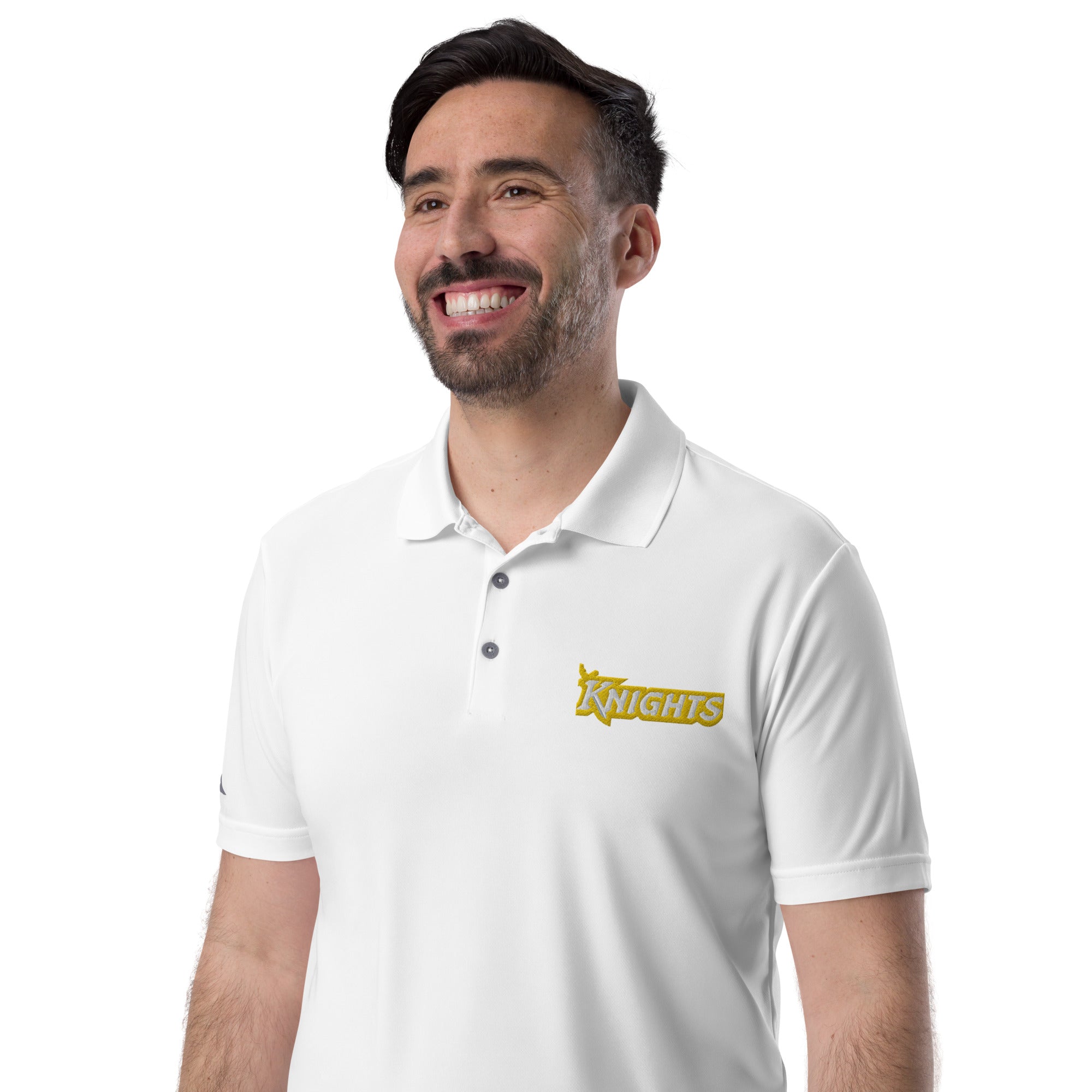 Knights Adidas Performance Polo Shirt – Moisture-Wicking, Lightweight Fabric, Stylish Design for Active Lifestyle, Ideal for Gym, Sports & Casual Outings