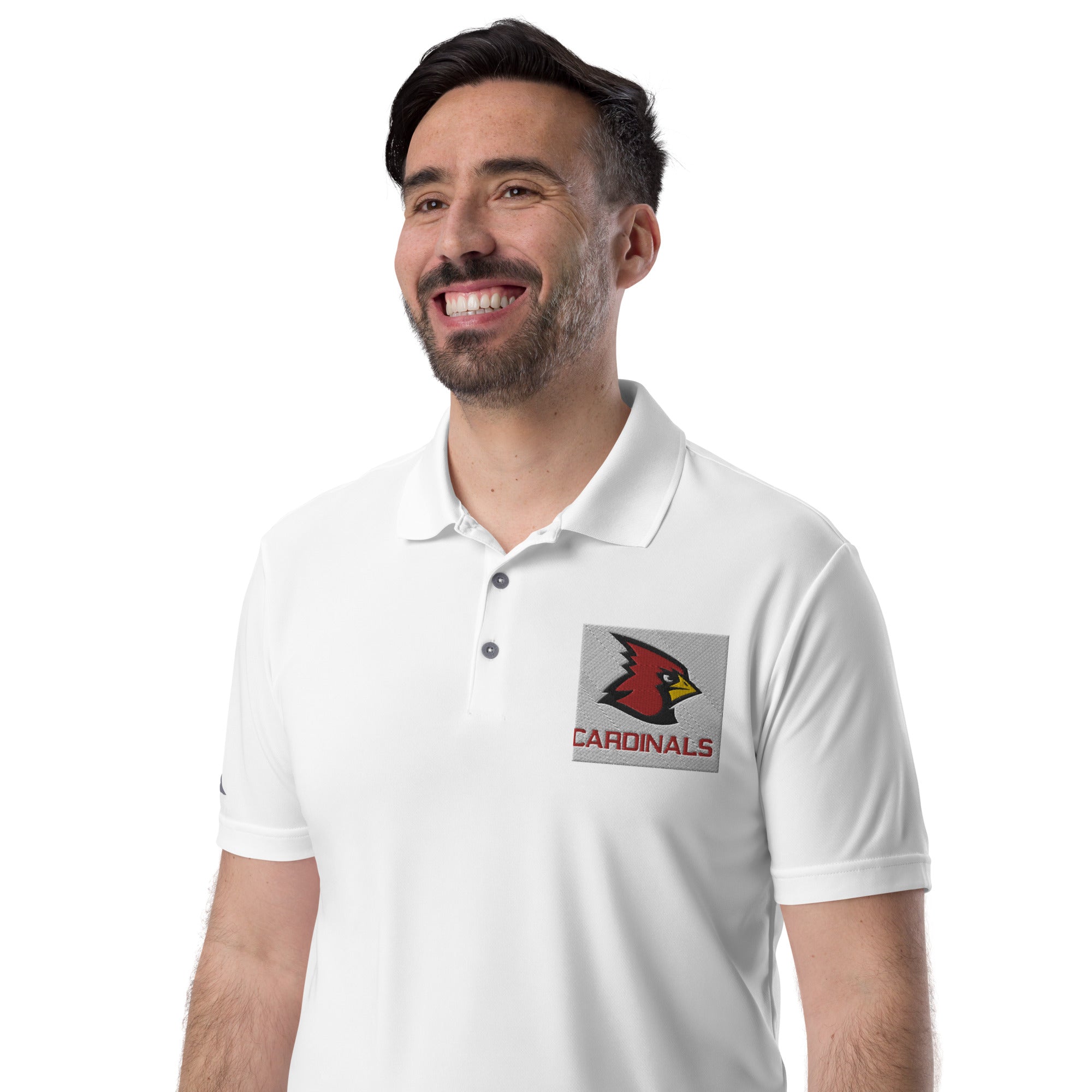 Cardinals Adidas Performance Polo Shirt – Moisture-Wicking, Lightweight Fabric, Stylish Design for Active Lifestyle, Ideal for Gym, Sports & Casual Outings