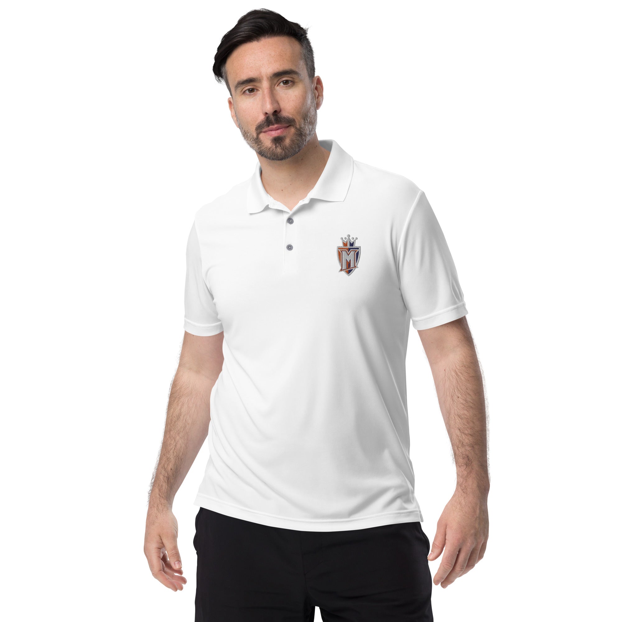 Monarchs Adidas Performance Polo Shirt – Moisture-Wicking, Lightweight Fabric, Stylish Design for Active Lifestyle, Ideal for Gym, Sports & Casual Outings