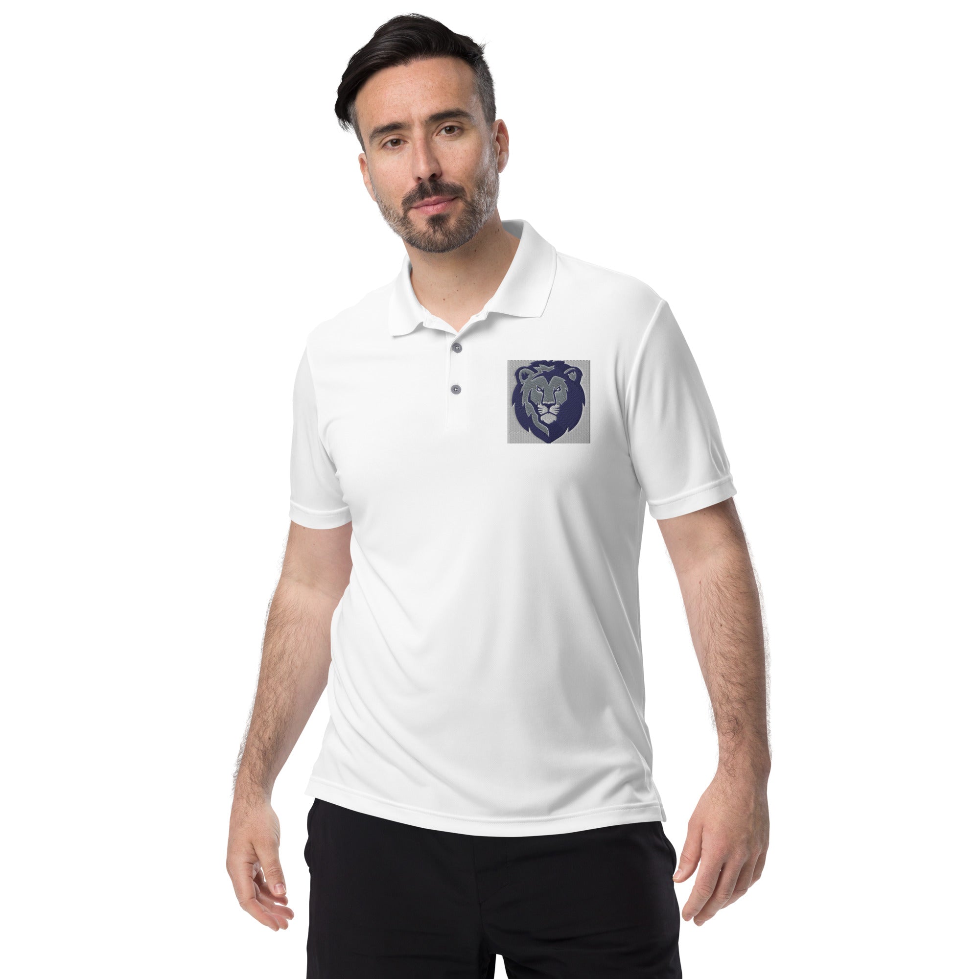 LionsLincoln Adidas Performance Polo Shirt – Moisture-Wicking, Lightweight Fabric, Stylish Design for Active Lifestyle, Ideal for Gym, Sports & Casual Outings