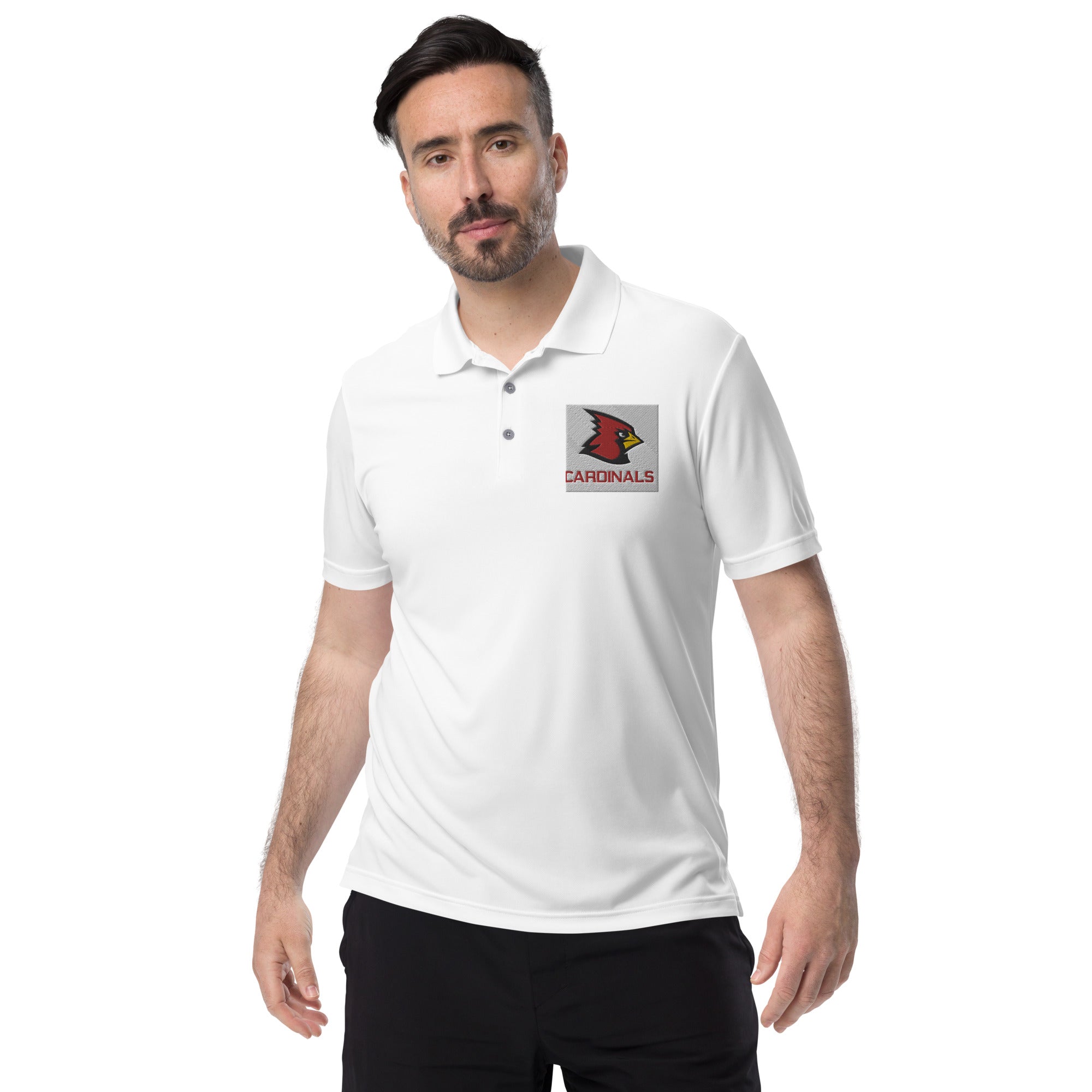 Cardinals Adidas Performance Polo Shirt – Moisture-Wicking, Lightweight Fabric, Stylish Design for Active Lifestyle, Ideal for Gym, Sports & Casual Outings