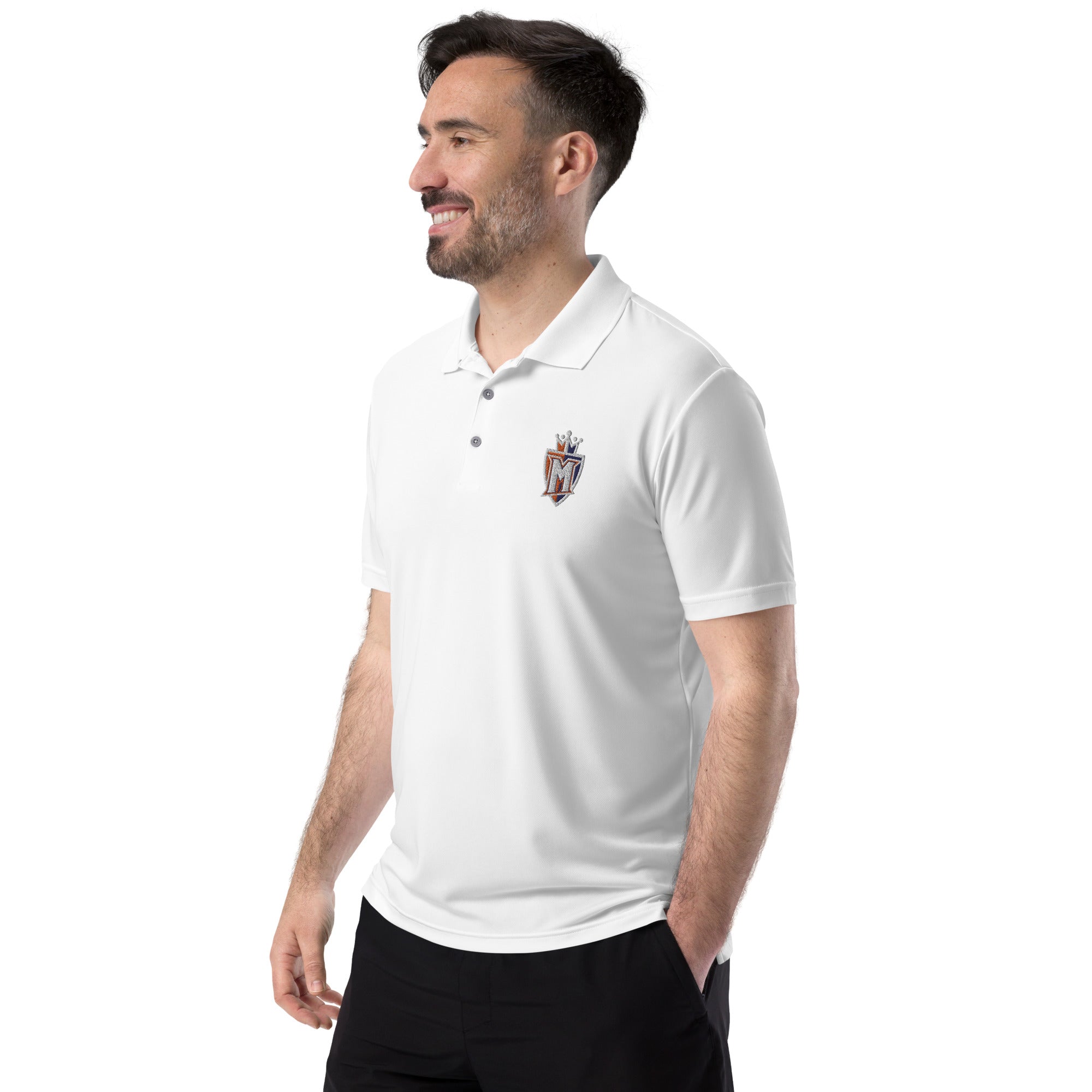 Monarchs Adidas Performance Polo Shirt – Moisture-Wicking, Lightweight Fabric, Stylish Design for Active Lifestyle, Ideal for Gym, Sports & Casual Outings