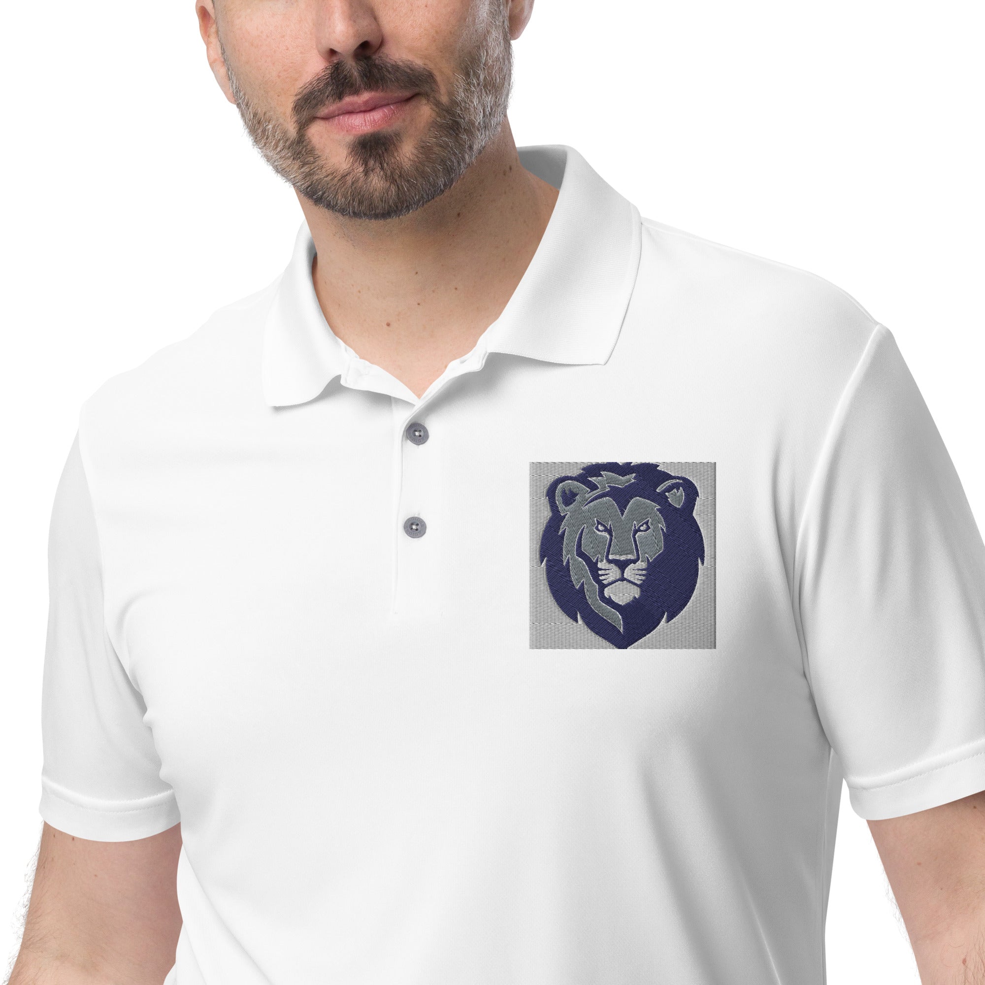 LionsLincoln Adidas Performance Polo Shirt – Moisture-Wicking, Lightweight Fabric, Stylish Design for Active Lifestyle, Ideal for Gym, Sports & Casual Outings