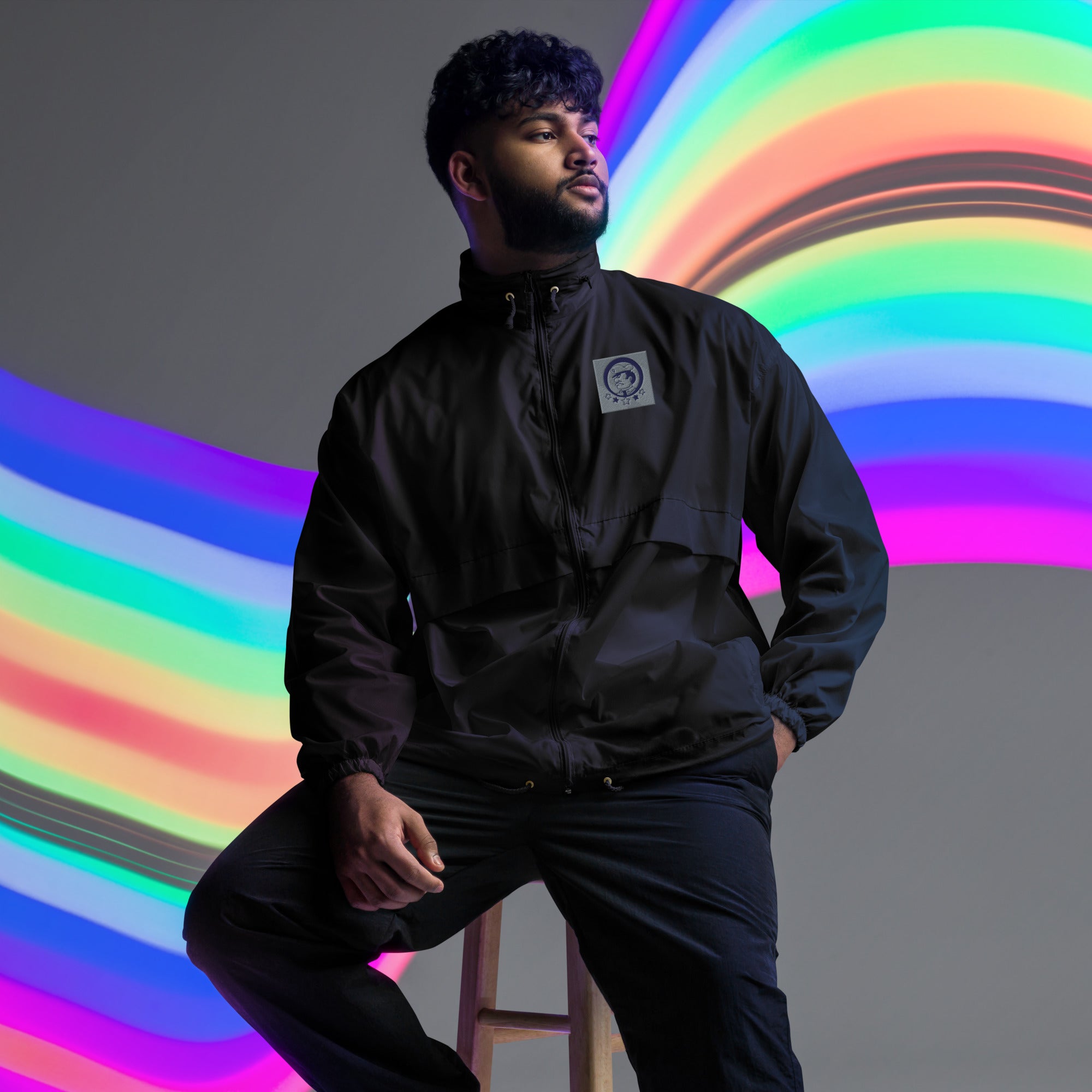 Generals Unisex Windbreaker Jacket with Embroidered Logo