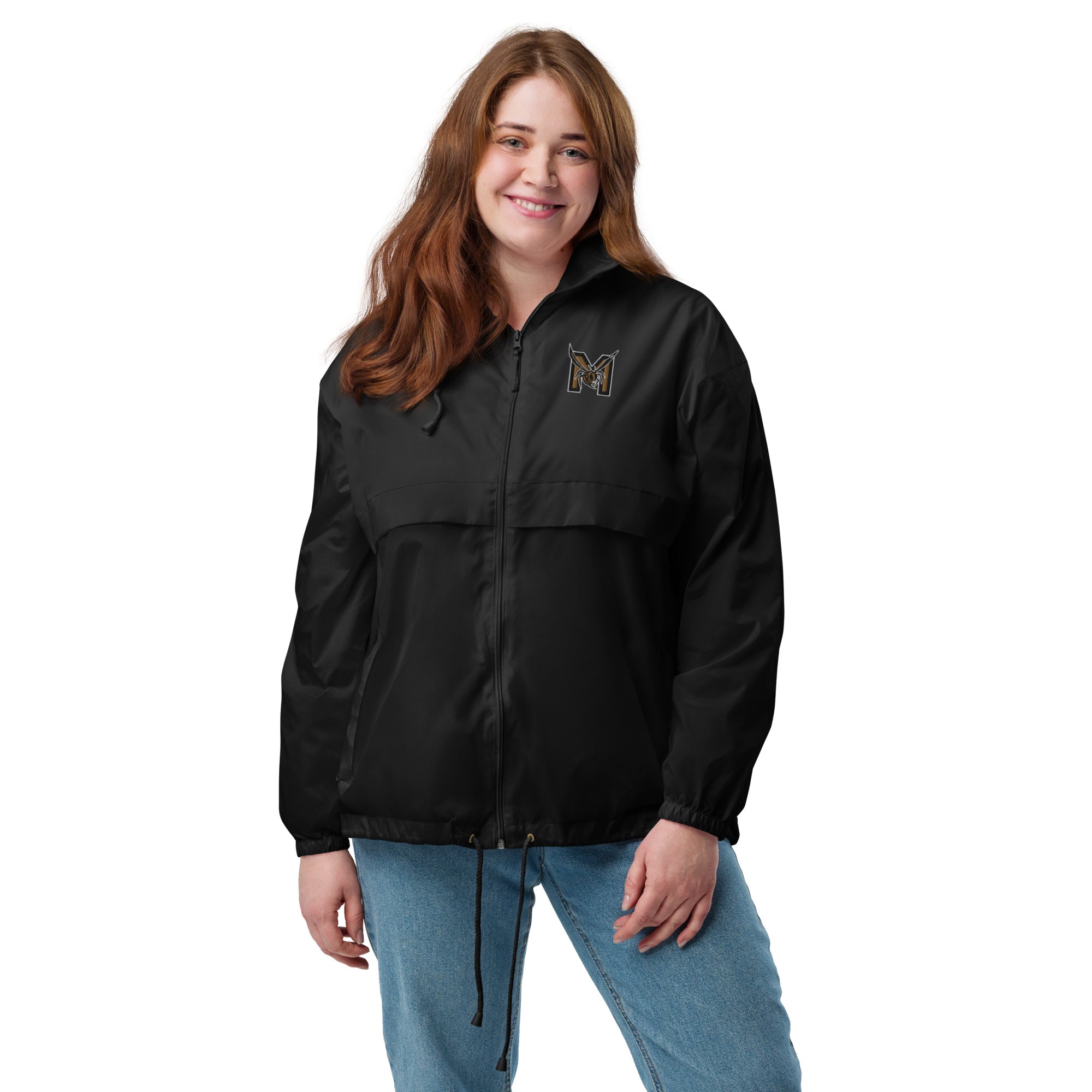 Hornets Unisex Windbreaker Jacket with Embroidered Logo - Lightweight, Water-Resistant, and Stylish Outerwear for All Seasons