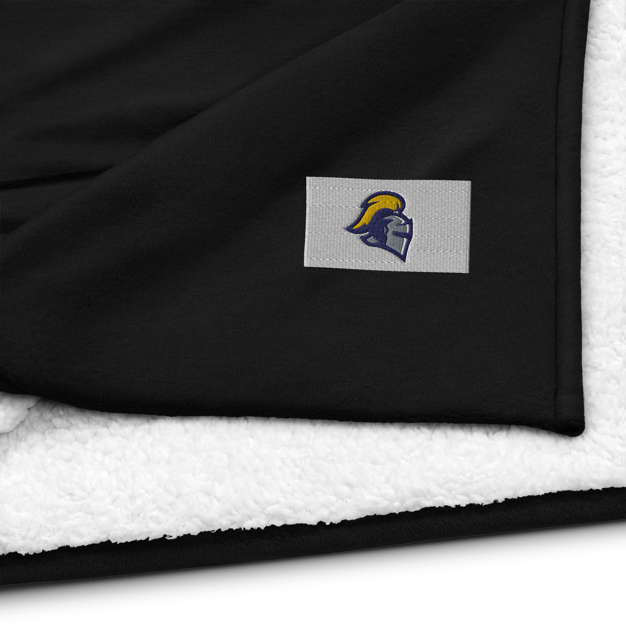 Knights Premium Sherpa Blanket – Ultra Soft Plush Fleece, Cozy & Warm, Perfect for Home & Travel (Black)