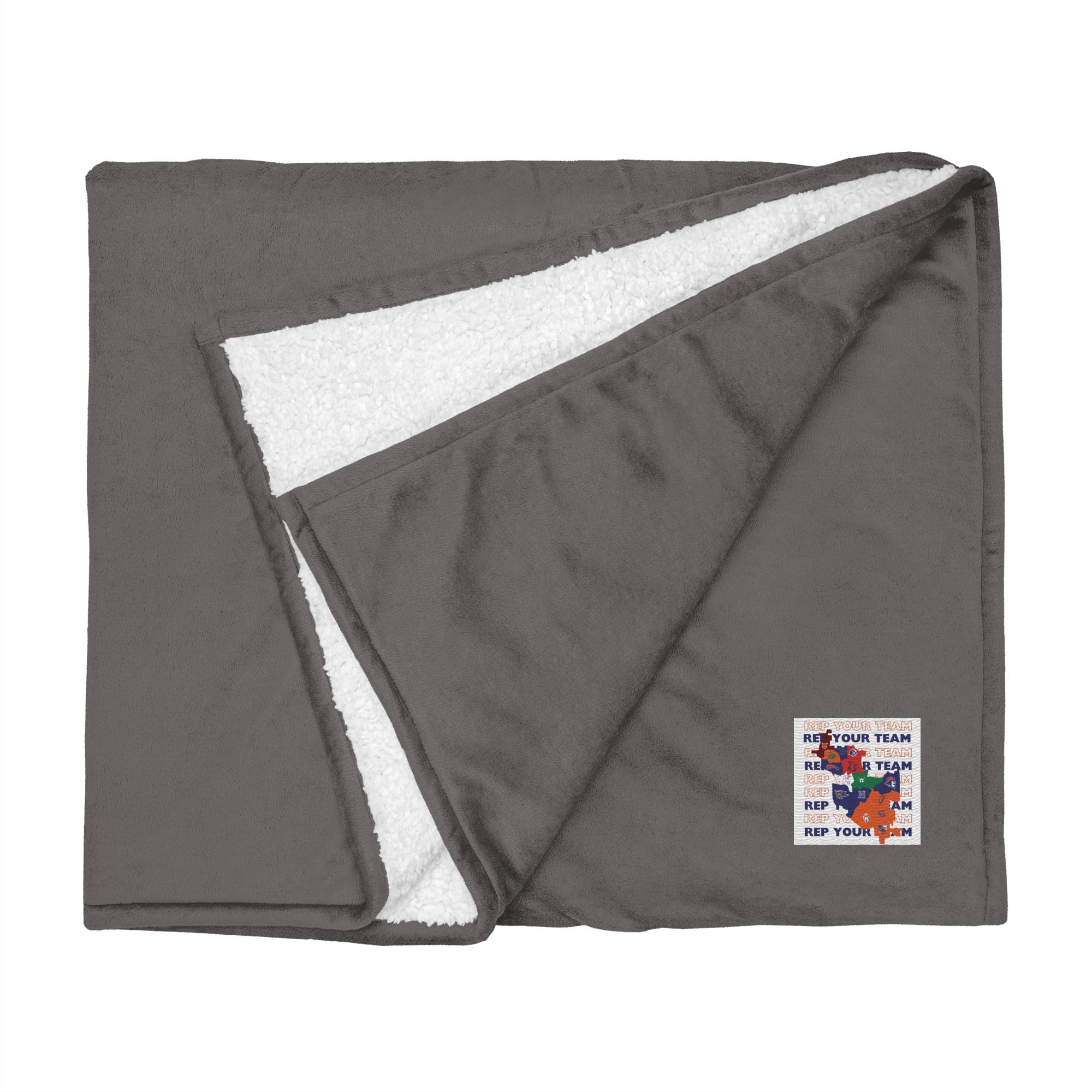 DWmap Premium Sherpa Blanket – Ultra-Soft, Cozy Fleece Lining, Luxury Design for Ultimate Comfort & Warmth (Grey)