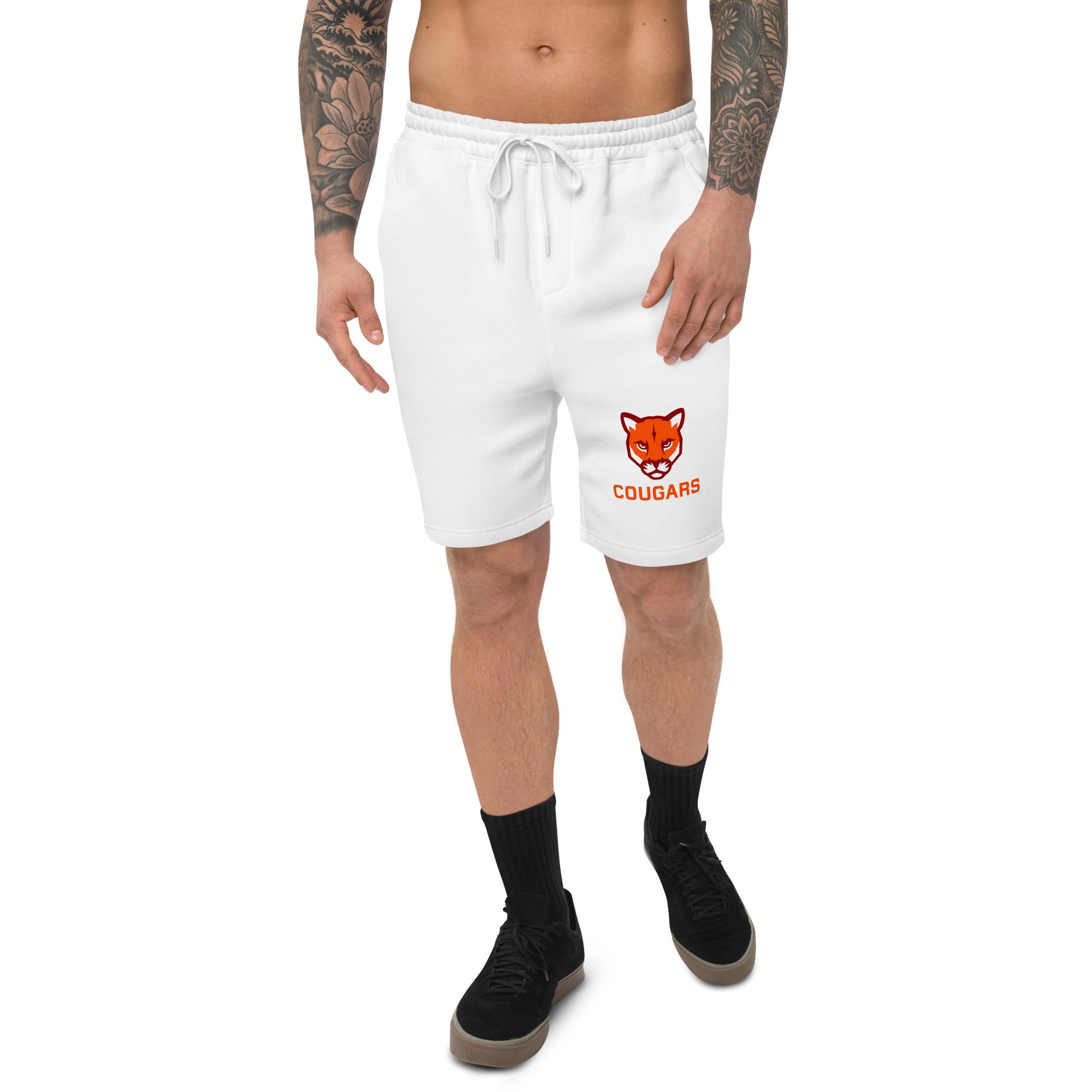 Men's Cougars Fleece Shorts – Ultra-Comfortable, Soft Fabric, Lightweight Design, Perfect for Workouts, Lounging & Everyday Wear