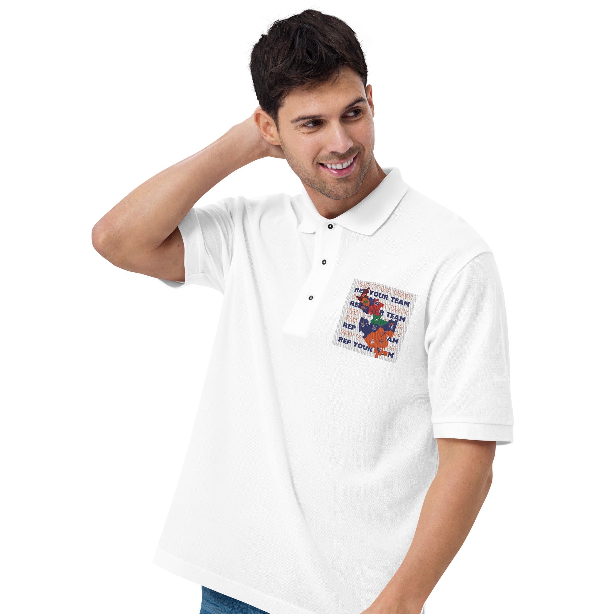 DWmap Men's Premium Polo Shirt – Breathable Fabric, Classic Fit, Moisture-Wicking Technology, Ideal for Gym, Sports & Casual Outings