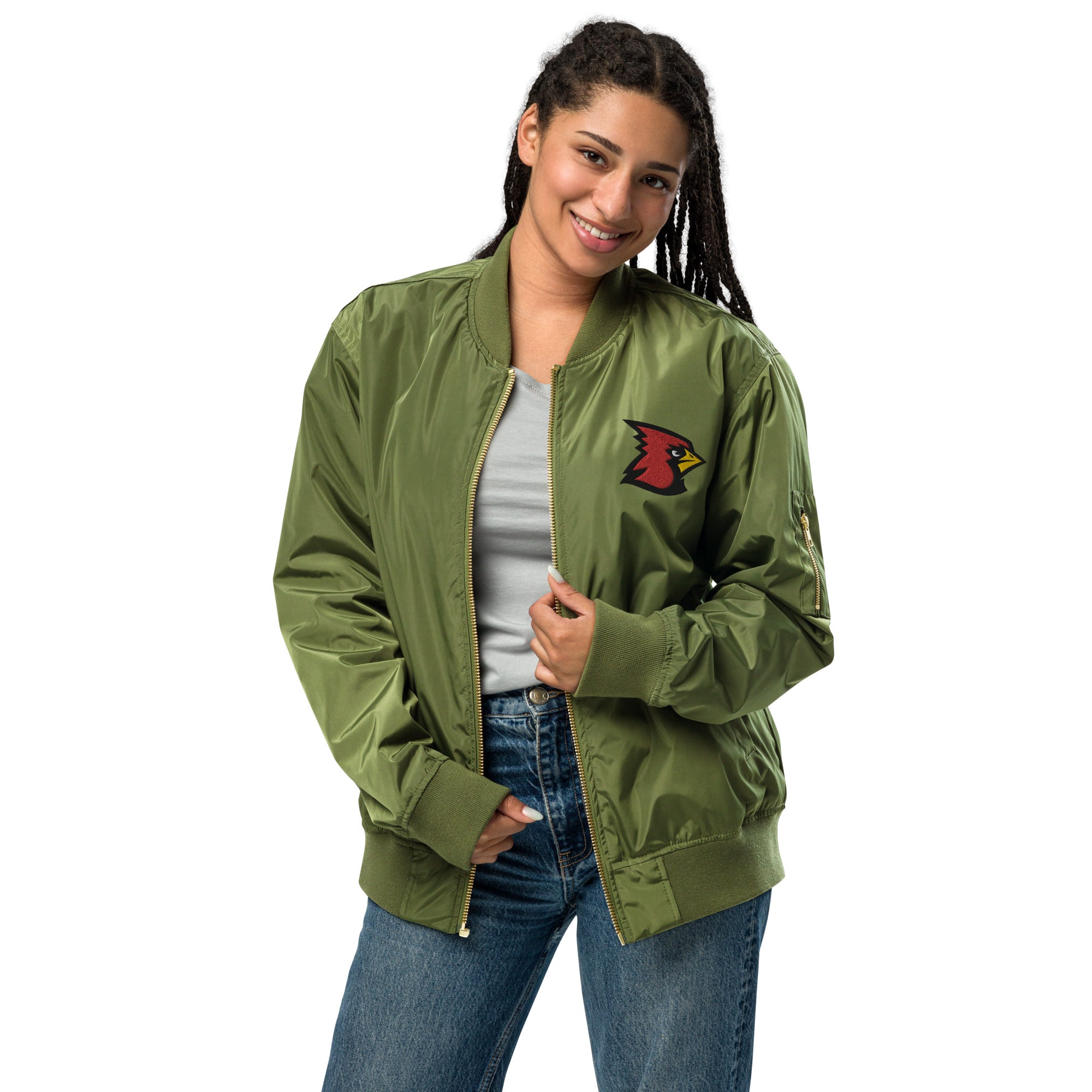 Cardinals Premium recycled bomber jacket