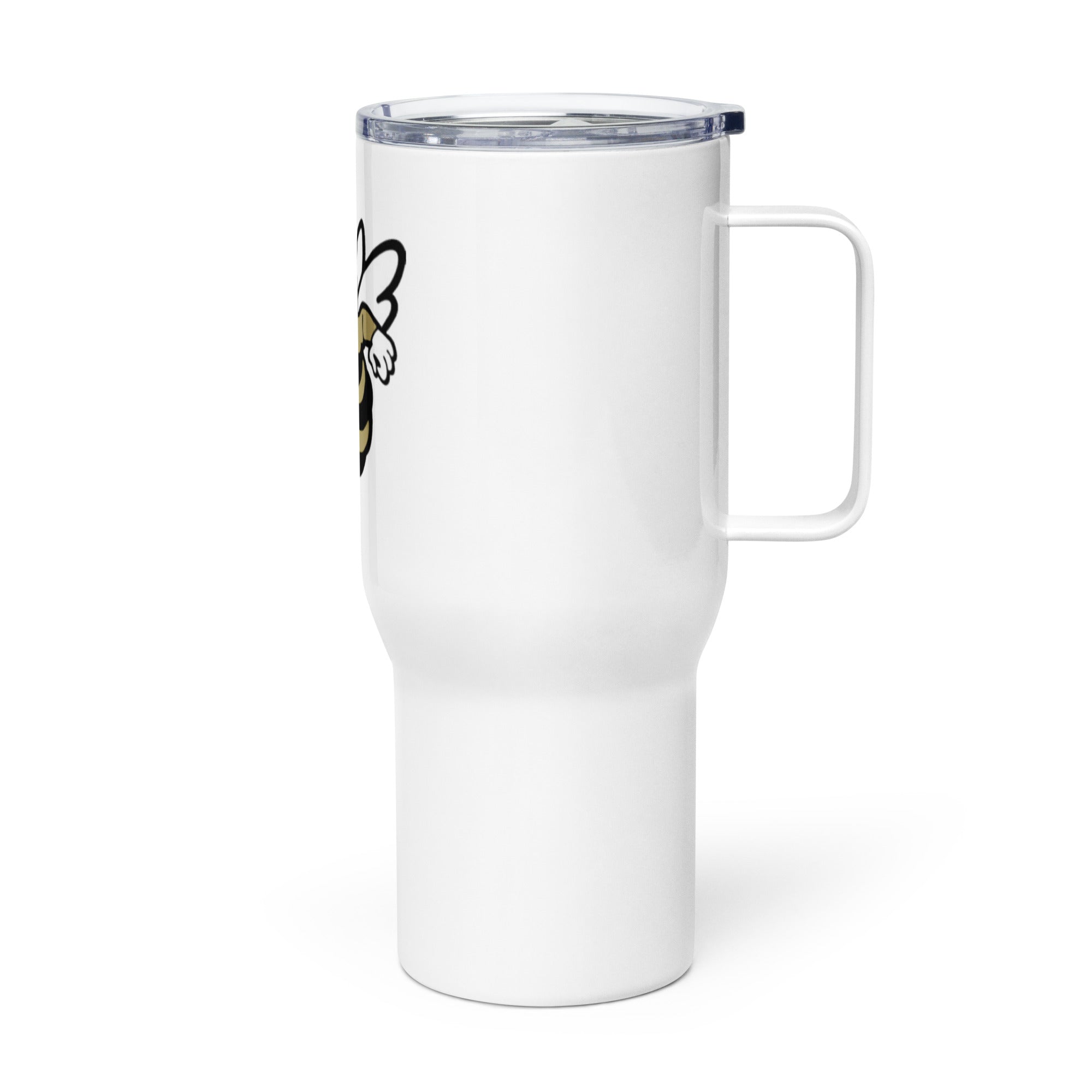 Hornets M Logo Travel Mug with Handle