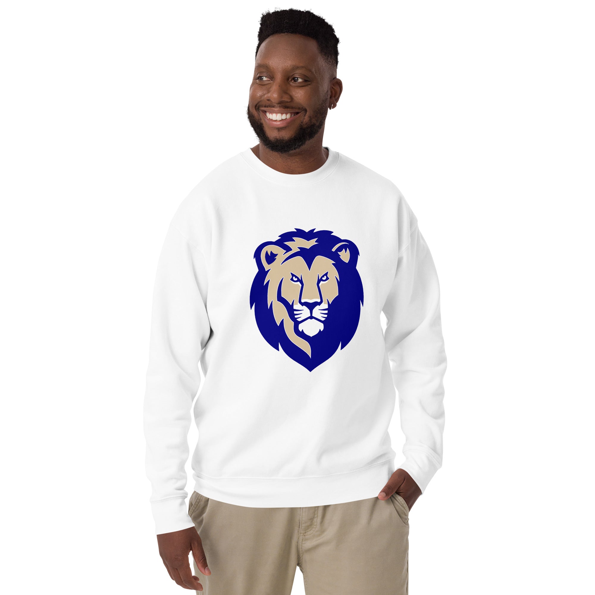 LionsLincoln Unisex Premium Sweatshirt – Ultra-Soft, Cozy, and Stylish – Crewneck for Everyday Comfort – Perfect for Casual Wear, Layering, and All Seasons