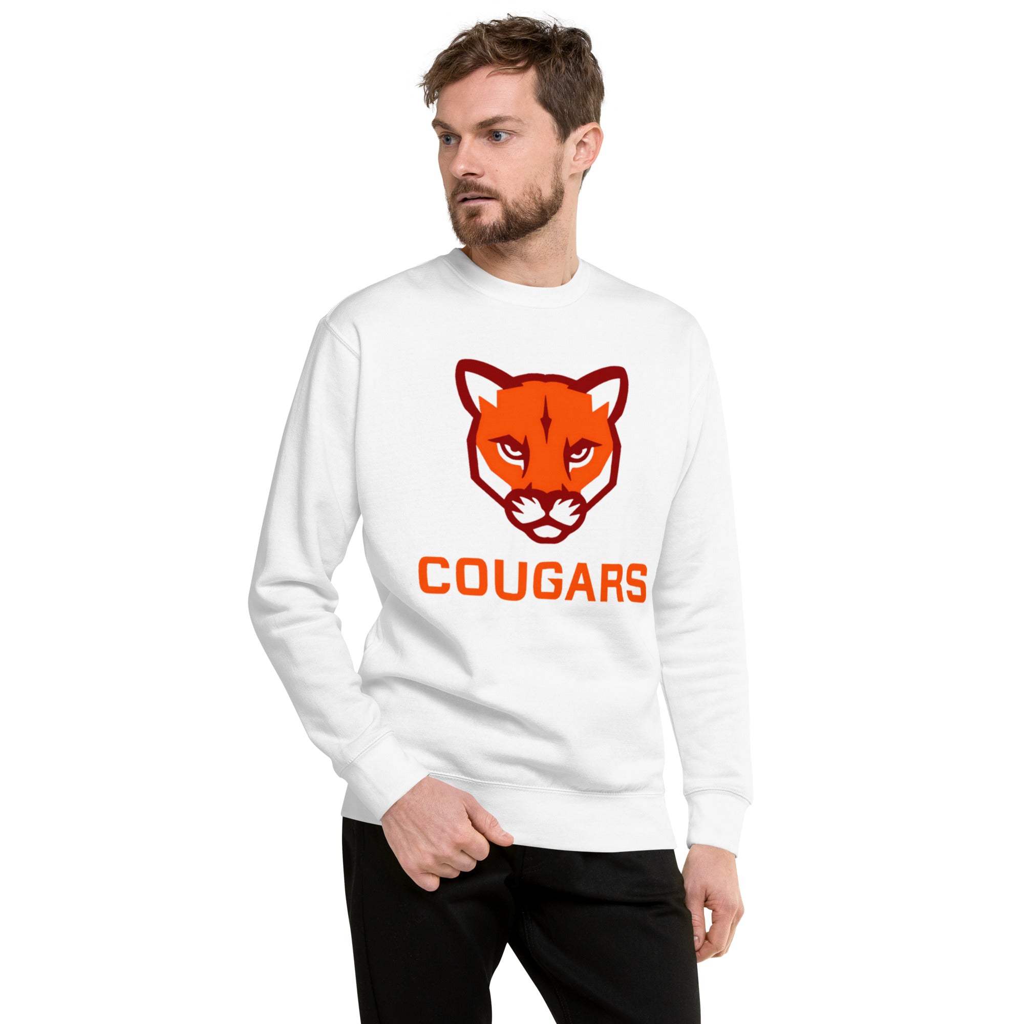 Cougars Unisex Premium Sweatshirt – Ultra-Soft, Cozy, and Stylish – Crewneck for Everyday Comfort – Perfect for Casual Wear, Layering, and All Seasons