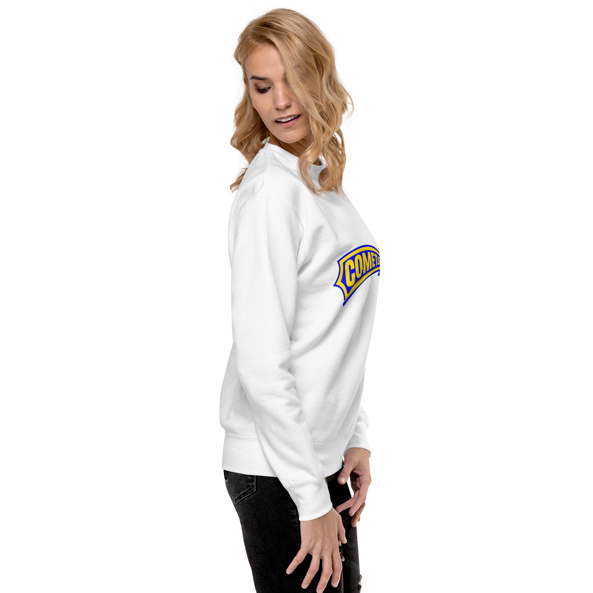 Comets Unisex Premium Sweatshirt – Ultra-Soft, Cozy, and Stylish – Crewneck for Everyday Comfort – Perfect for Casual Wear, Layering, and All Seasons