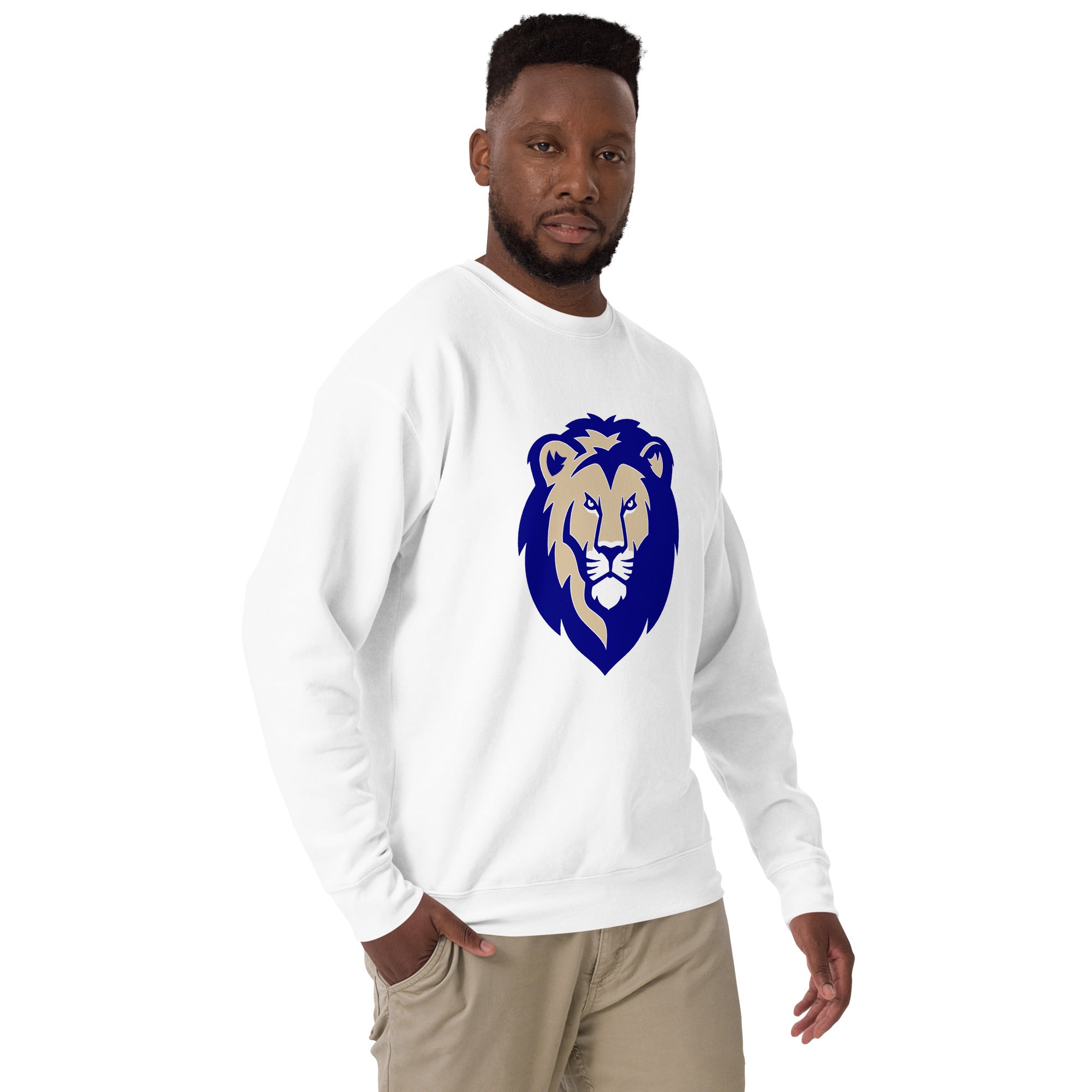 LionsLincoln Unisex Premium Sweatshirt – Ultra-Soft, Cozy, and Stylish – Crewneck for Everyday Comfort – Perfect for Casual Wear, Layering, and All Seasons