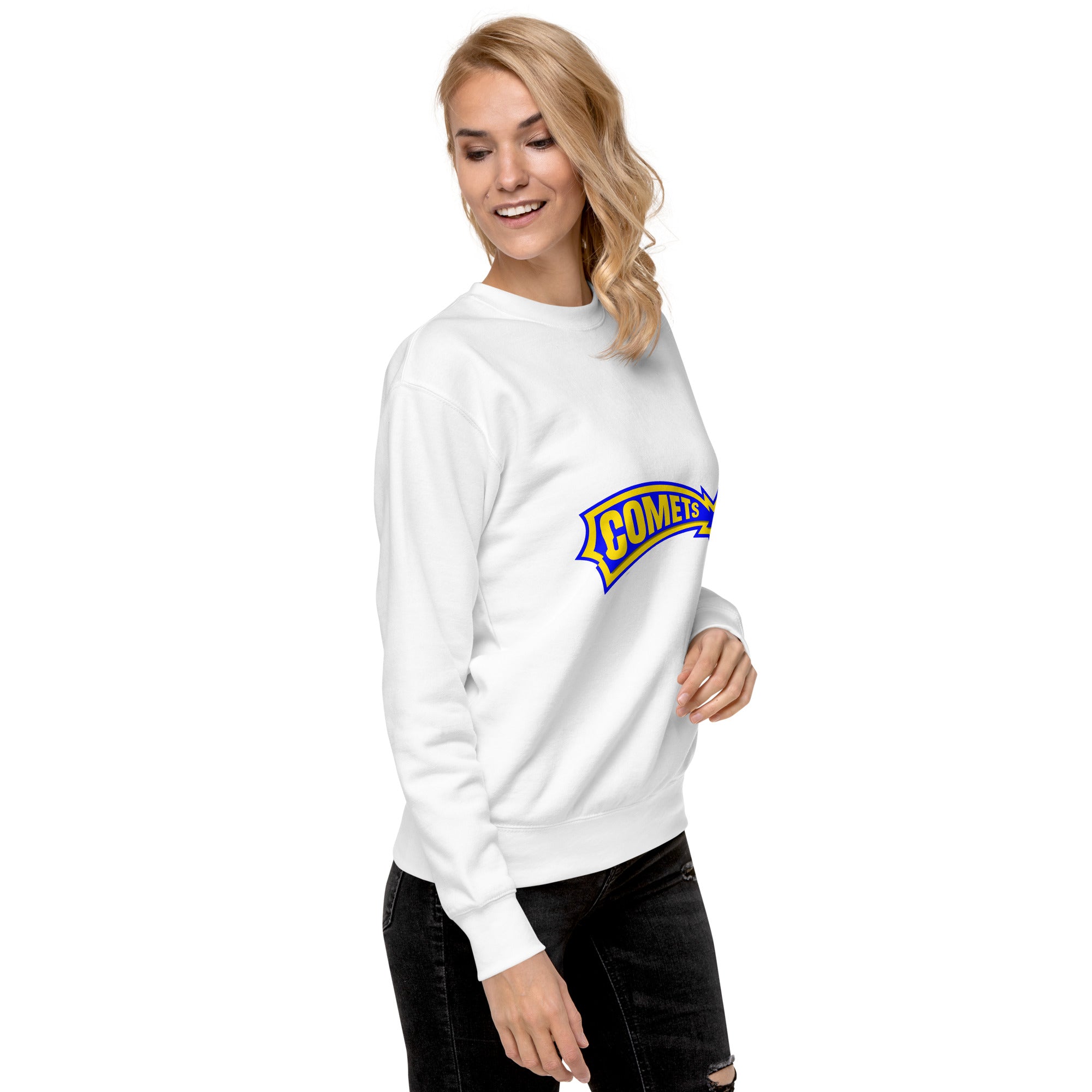 Comets Unisex Premium Sweatshirt – Ultra-Soft, Cozy, and Stylish – Crewneck for Everyday Comfort – Perfect for Casual Wear, Layering, and All Seasons