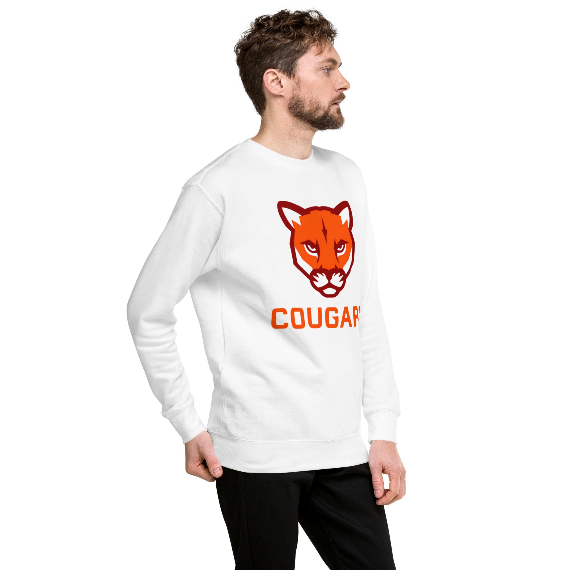 Cougars Unisex Premium Sweatshirt – Ultra-Soft, Cozy, and Stylish – Crewneck for Everyday Comfort – Perfect for Casual Wear, Layering, and All Seasons