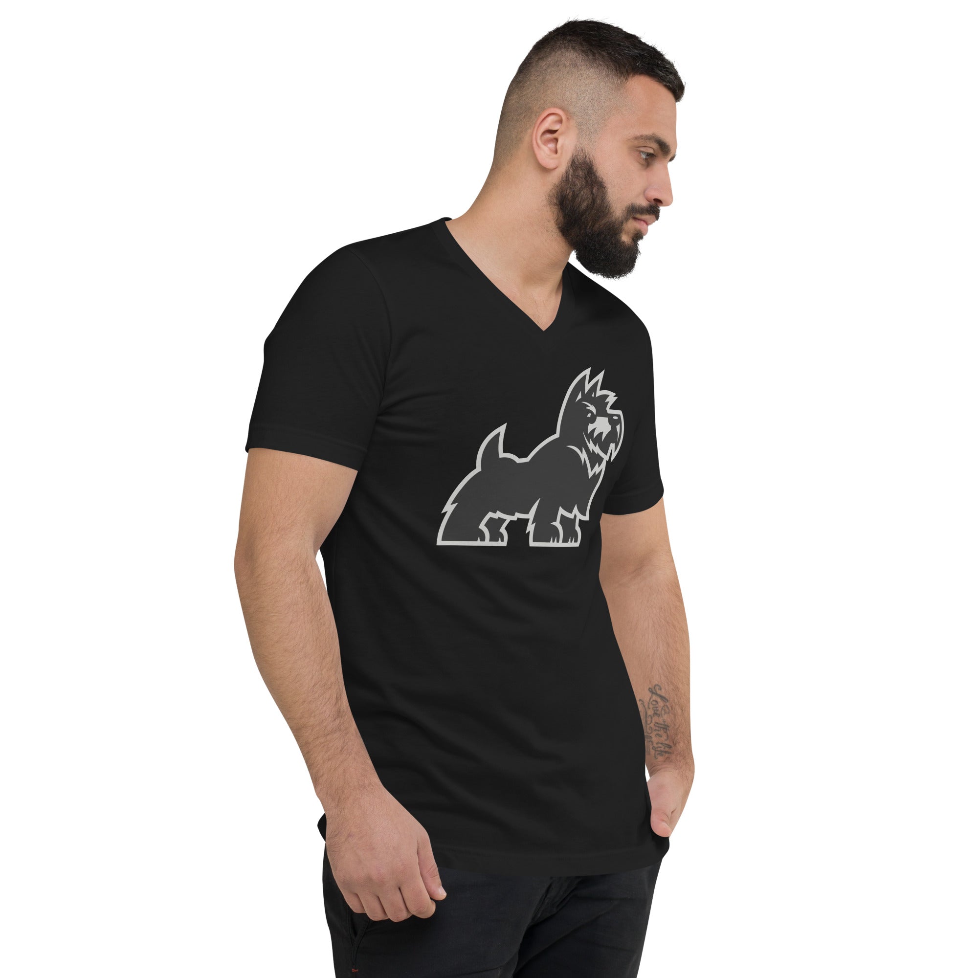Scotties Unisex Short Sleeve V-Neck T-Shirt